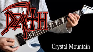 Death  Crystal Mountain 4K guitarsolo cover instrumental [upl. by Natalie708]