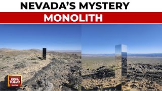 US NV Mystery Monolith Mysterious Las Vegas Monolith Investigated amp Explained [upl. by Pollak]