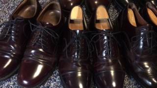 Cordovan oxblood or burgundy The ultimate color for a mans dress shoe [upl. by Enelear]