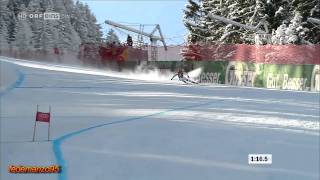 Kitzbuhel 2011 Downhill  Didier Cuche HD 1080p [upl. by Bartlet]