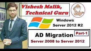 How to Configure AD Migration Server 2008 R2 to Server 2012 R2 Part 1 [upl. by Jehovah]