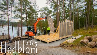 The modular house Excavator Time Lapse ep265 [upl. by Eivets230]