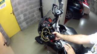 BMW F800GS Horn Sound check stock vs Stebel Magnum Horn [upl. by Imaj]