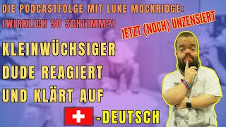 Folge 97 Schweizer KLEINWÜCHSIGER reagiert und belehrt zum Thema PARALYMPICS und LUKE MOCKRIDGE [upl. by Baudin]