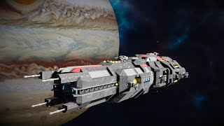 CinquedeaClass Destroyer  Space Engineers Ship Review [upl. by Gemini]