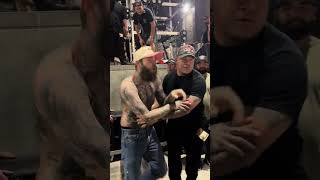 Security stops Post Malone from meeting fans [upl. by Franky]