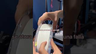 ‼️Cómo desenredar el filamento 🧵 3dprinting impresion3d 3d impresora3d 3dprinter creality [upl. by Nnawtna]