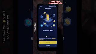 How to Create Binance Web3 Wallet  Binance Web3 Wallet Kaise Banaye [upl. by Finbur409]