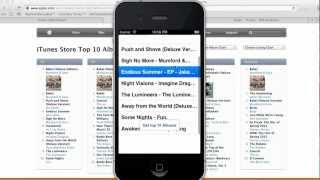 JSON Parsing Tutorial  Xcode 45  Top 10 iTunes Albums [upl. by Corbie]