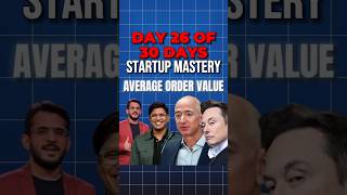 What is AOV  Average order value kya hota hai businessstrategy entrepreneur sharktankindia [upl. by Berns]