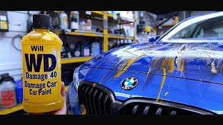 Is It Safe To Use WD 40 On Car Paint Or Would It Harm The Cars Paint [upl. by Pitzer]