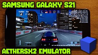 Galaxy S21  Exynos 2100  Gran Turismo 4  GTA San Andreas  PES 6  AetherSX2  Test [upl. by Annaehs]