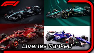 F1 2024 Liveries Ranked [upl. by Kinchen63]