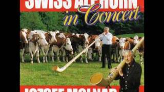 Jozsef Molnar Alphorn cor des Alpes [upl. by Renick956]