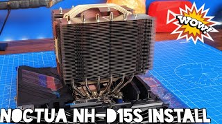 Noctua NHD15S premium CPU cooler with an LGA 1700 install benchmarks and more [upl. by Mattie921]