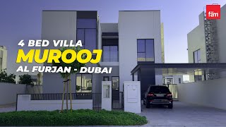 Stunning 4 Bed Villa in Murooj  Al Furjan  Dubai [upl. by Orvah]