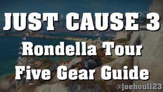 Just Cause 3  Rondella Tour  Five Gear Guide [upl. by Lupien915]