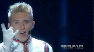 Danny Saucedo  Amazing Live in Melodifestivalen 2012 [upl. by Ydur442]