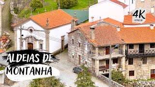 Aldeias de Montanha  Serra da Estrela na Rota  Alvoco da Serra Walking Tour 4K [upl. by Dodge621]