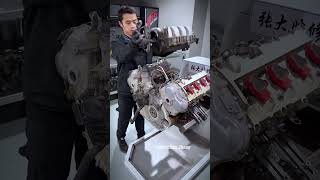 Audi A8L Engine Disassembly Part 1 short shorts [upl. by Wampler84]