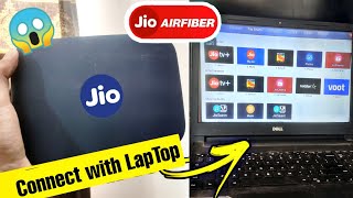 How to connect jio set top box in your computer  jio air fiber set top box connect with laptop [upl. by Sheri]