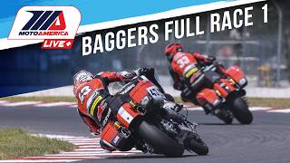 Mission King of the Baggers Race 1 at Brainerd 2024  FULL RACE  MotoAmerica [upl. by Maurita]