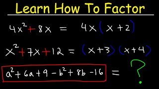 Factoring Trinomials amp Polynomials Basic Introduction  Algebra [upl. by Elehcin]