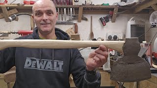 Restoring an old Hewing Axe Broad Axe 🪓 👌 [upl. by Dalpe339]