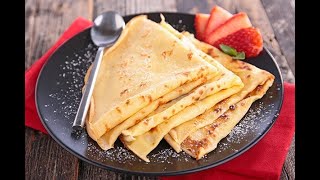 The Best Crepes Youll Ever Eat  Easy Crepe Recipe [upl. by Lawtun145]