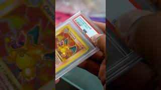 SHADOWLESS 1st Ed Charizard PSA Grade Revealed charizard pokemon pokemoncommunity shorts [upl. by Zara730]