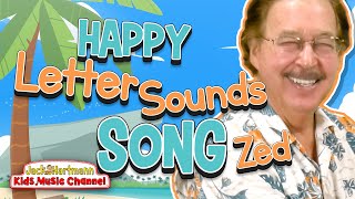 The Happy Letter Sounds Song  Zed Version Jack Hartmann [upl. by Alpers78]