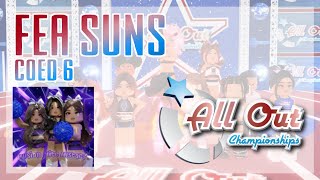 💫 GloCheer S1 AllOut Championships  FEA Suns [upl. by Halyk]