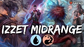 IZZET MIDRANGE MTG Arena  UR Walkers Dragons amp Flyers Deck in GRN Standard [upl. by Lowell]