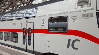 quotNationalpark Niedersächsisches Wattenmeerquot IC 2 in Leipzig Hbf IC2046 Köln Hbf [upl. by Zacarias]