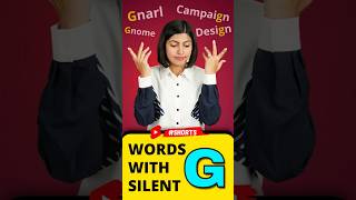 Letter with Silent quotGquot in English😱  Spoken English Words  Kanchan Vidya Connection shorts [upl. by Tahmosh]