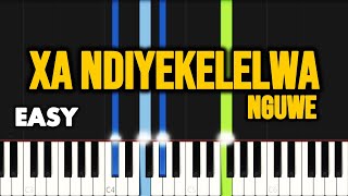 Tshepiso  Xa Ndiyekelelwa Nguwe  EASY PIANO TUTORIAL by SAPiano [upl. by Nananne]