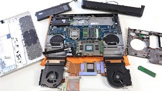 Alienware Area51m Teardown Inside The Belly Of The BEAST [upl. by Elatan33]