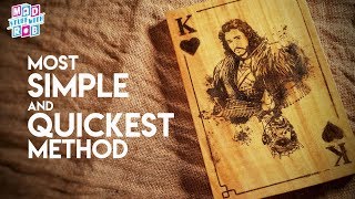 How to print on wood AT HOME  Easiest Hack  Game of Thrones  IN HINDI [upl. by Eldoria]