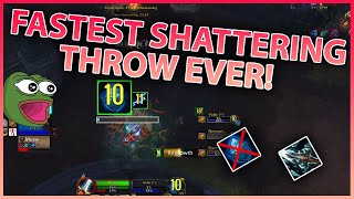 FASTEST SHATTERING THROW EVER Daily WoW Highlights 156 [upl. by Anujra]