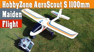 HZ AeroScout S 11m BNF RC Plane  Maiden Flight amp My Honest Opinion while flying it [upl. by Janessa747]