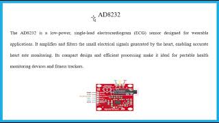 Introduction of Max 30100 Sensor and Ad8232 Sensor [upl. by Gnik515]