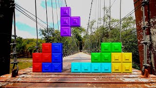 TETRIS On The Bridge v2 With Mario [upl. by Aldred]