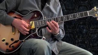 Autumn leaves  Achim Kohl  Jazz Guitar Improvisation with chord solo and tabs [upl. by Aicilla532]