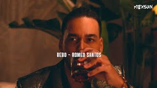 Romeo Santos  Bebo Letra [upl. by Emelina]