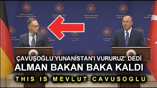 ÇAVUŞOĞLU YUNANİSTANA  VURURUZ ÇAVUŞOĞLU YÜZLERİNE SAYDIRDI [upl. by Boycie]