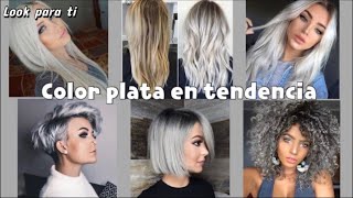 TINTES PARA LLEBAR PLATINADO TÚ CABELLO este 20222023 TENDENCIAS CABELLO CENIZO PLATINADO Y CUIDADO [upl. by Carlos908]