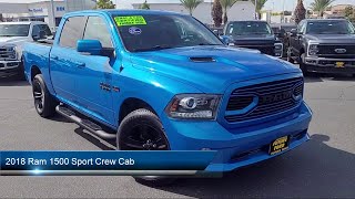 2018 Ram 1500 Sport Crew Cab Sacramento Roseville Elk Grove Folsom Stockton [upl. by Balmuth322]