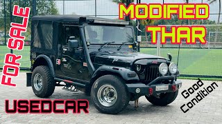 FOR SALE ഞങ്ങളുടെ THAR കൊടുക്കുന്നു നല്ല കിടിലൻ ലുക്കിൽ MODIFIED THAR ലോൺ കിട്ടും GOODCONDITIONവണ്ടി [upl. by Elaina]