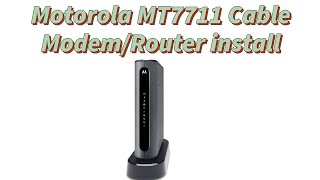 Motorolla Router MT 7711 INSTALLATION Made EASY [upl. by Goodman]