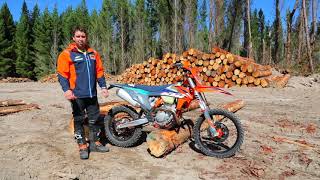 KTM 350 EXCF WESS 2021 BIKE REVIEW [upl. by Marron]